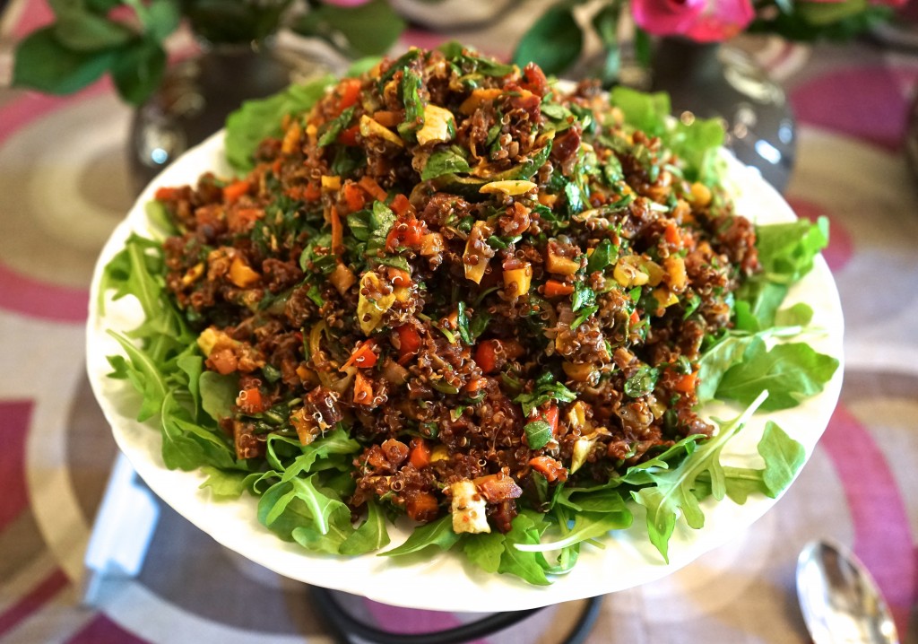 Quinoa Salad with Roasted Vegetables | At Home With Friends