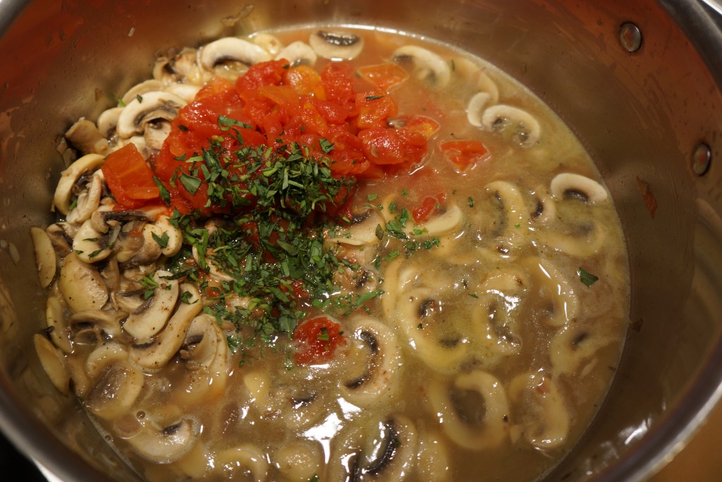 Chicken Livers with Mushrooms | At Home With Friends